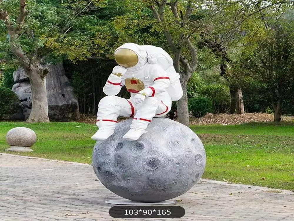 玻璃钢宇航员雕塑