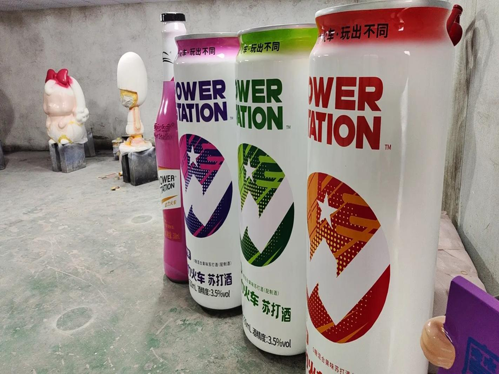 玻璃钢酒瓶雕塑