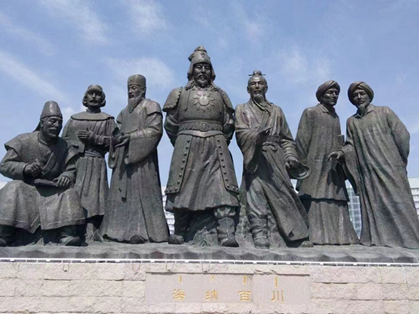铸铜群像雕塑